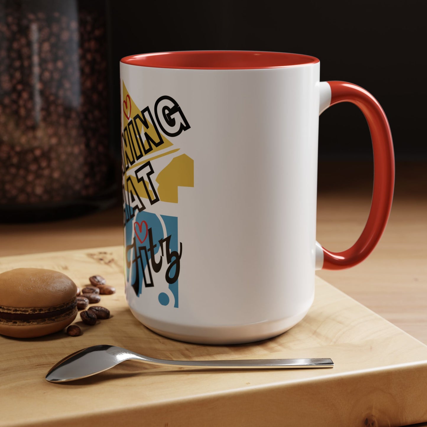 "Cleaning That Fitz" Logo Accent Coffee Mug (11, 15oz)