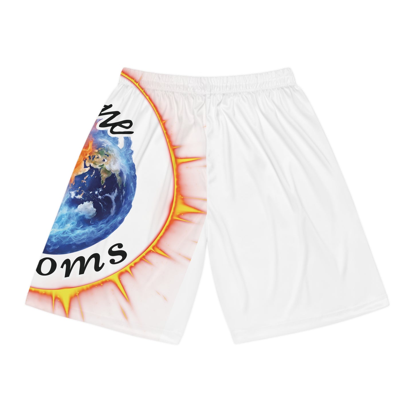 "Stone Customs" Left Leg Basketball Shorts (AOP)