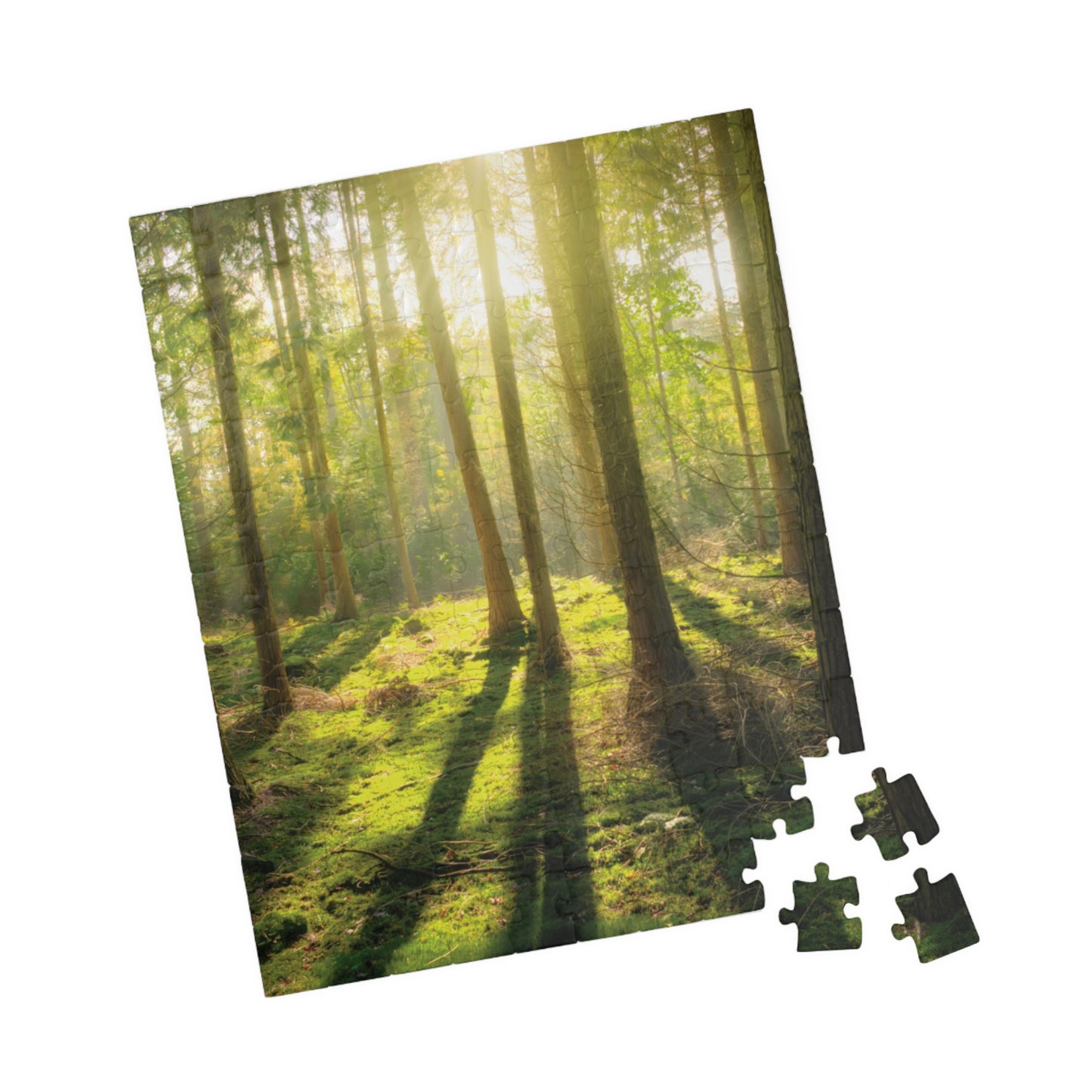 Vertical "Mossy Woodland" Puzzle (110, 252, 520, 1014-piece)