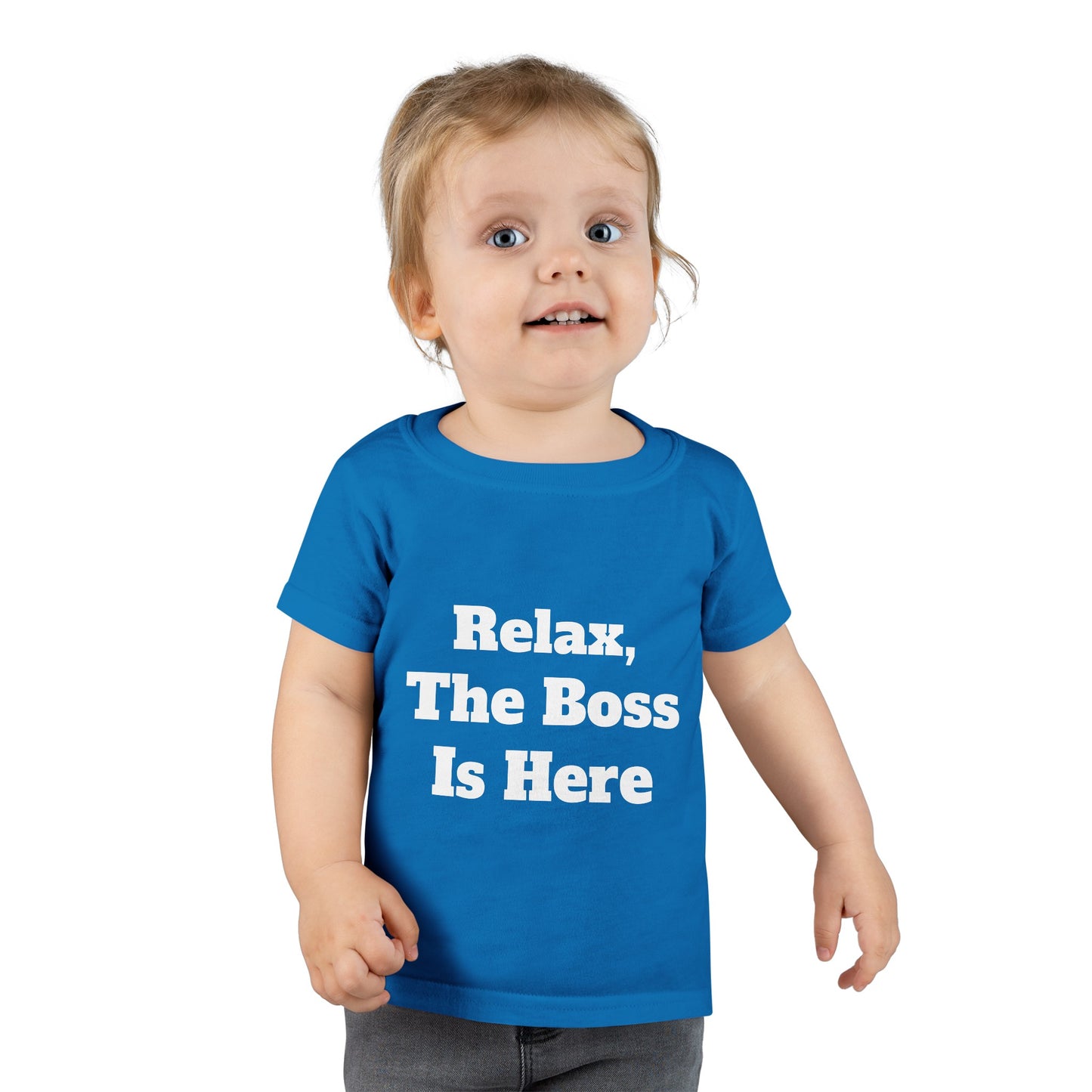 "Relax" Toddler T-shirt w/Logo on Back