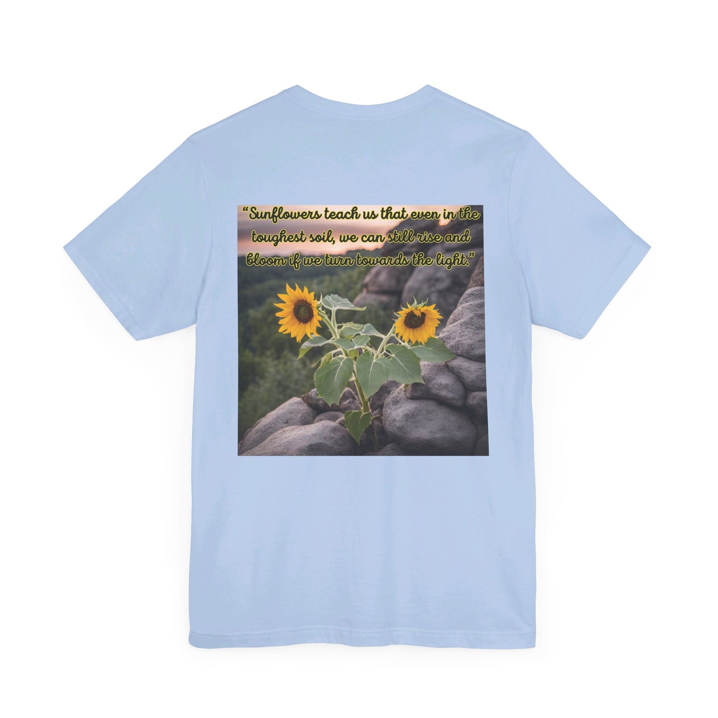 "Sunflower - Rise" Unisex Jersey Short Sleeve Tee 2