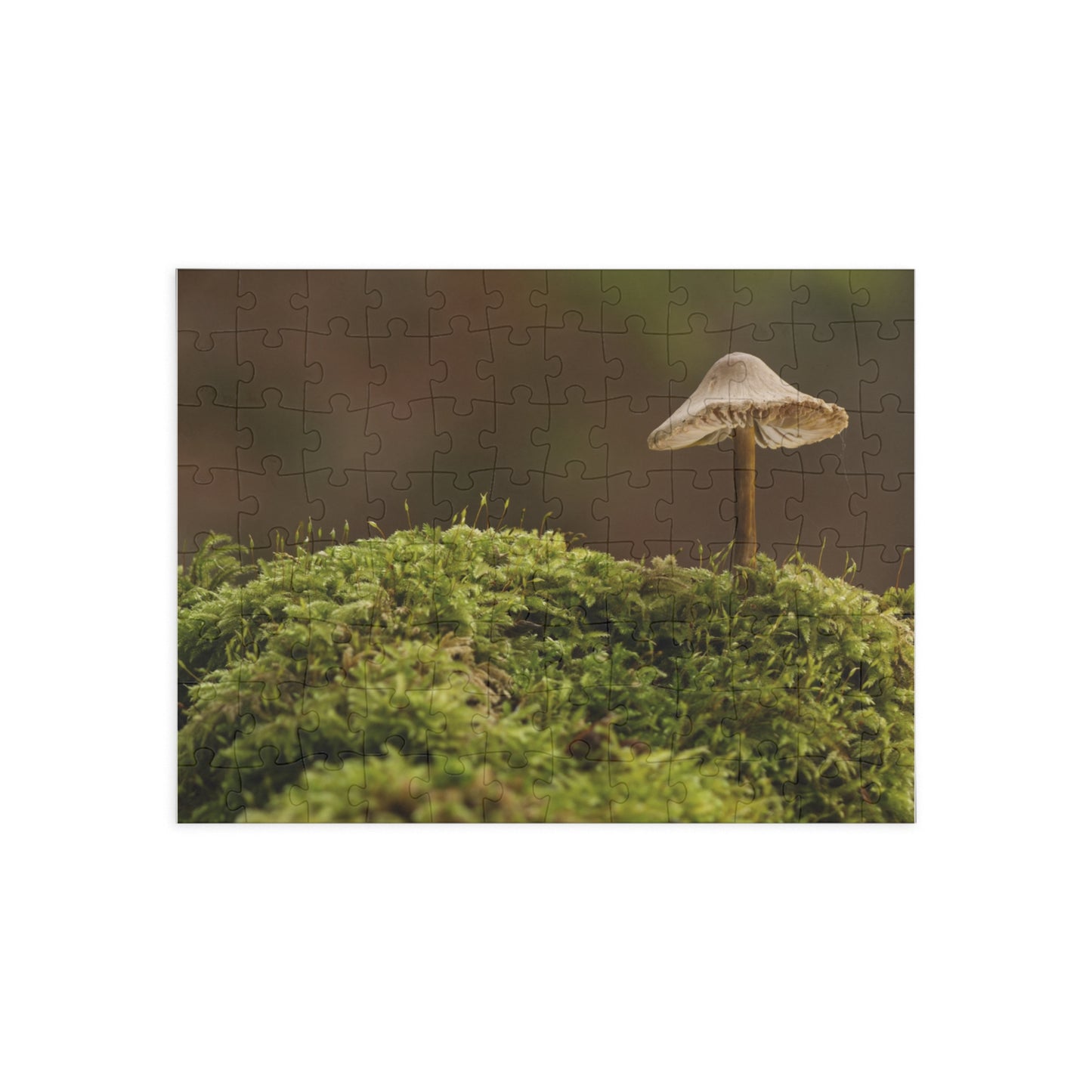 "Mushroom on Mossy Mound" Puzzle (96, 252, 500, 1000-Piece)