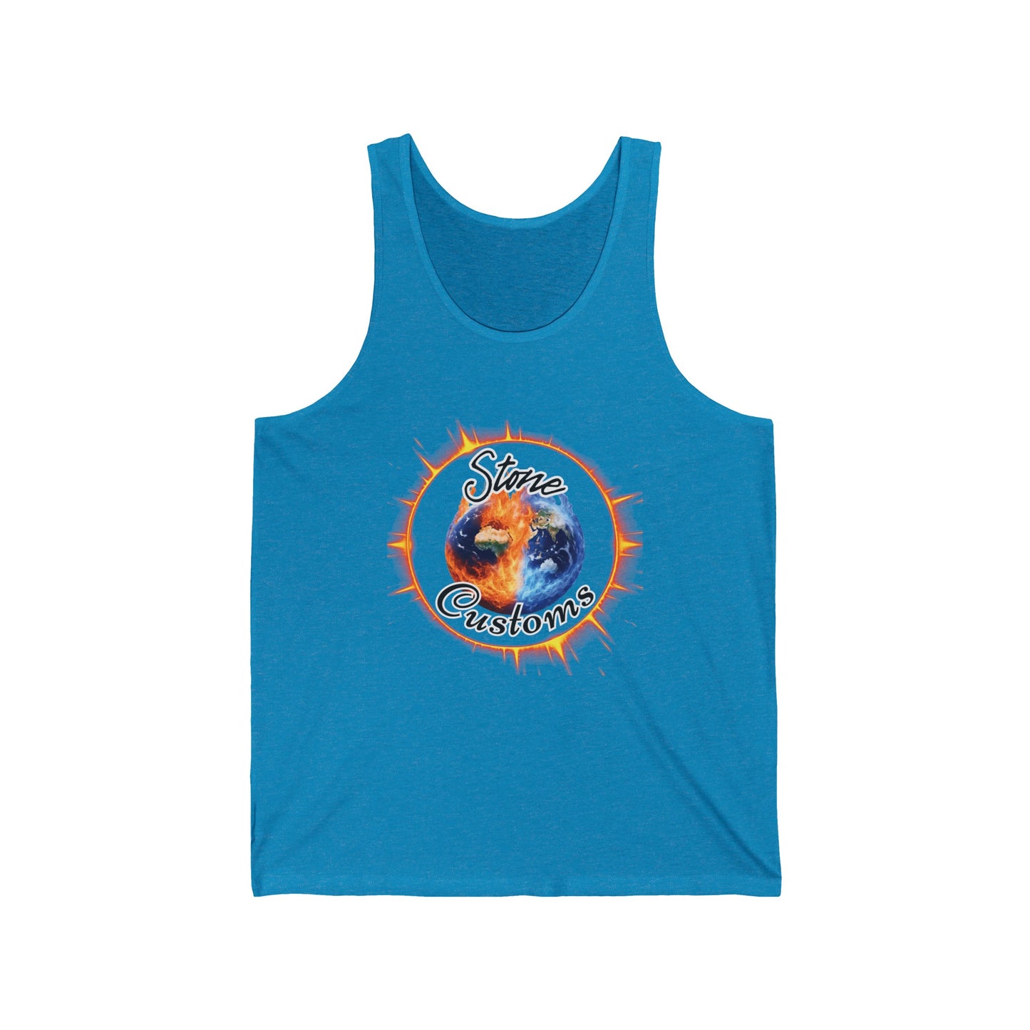 Front Logo, Unisex Jersey Tank