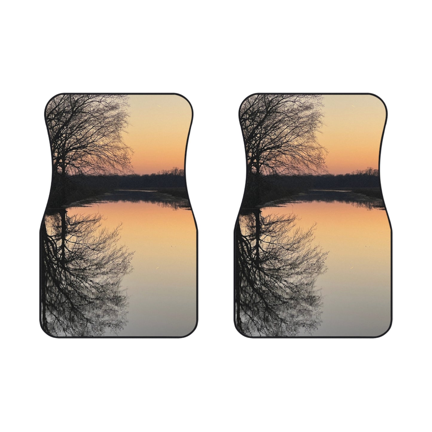 “Reflection At Sunset” Car Mats (2x Front)