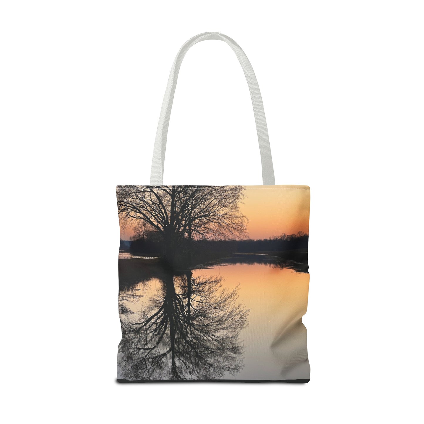 “Reflection At Sunset” Tote Bag (AOP)