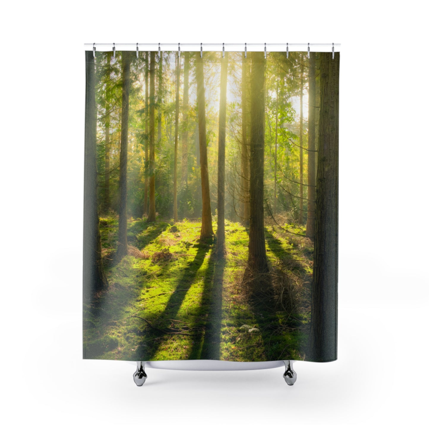 "Mossy Woodland" Shower Curtain