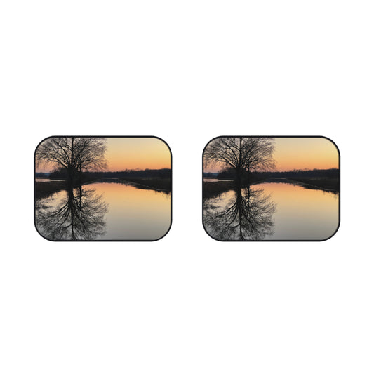“Reflection At Sunset” Car Mats (2x Rear)