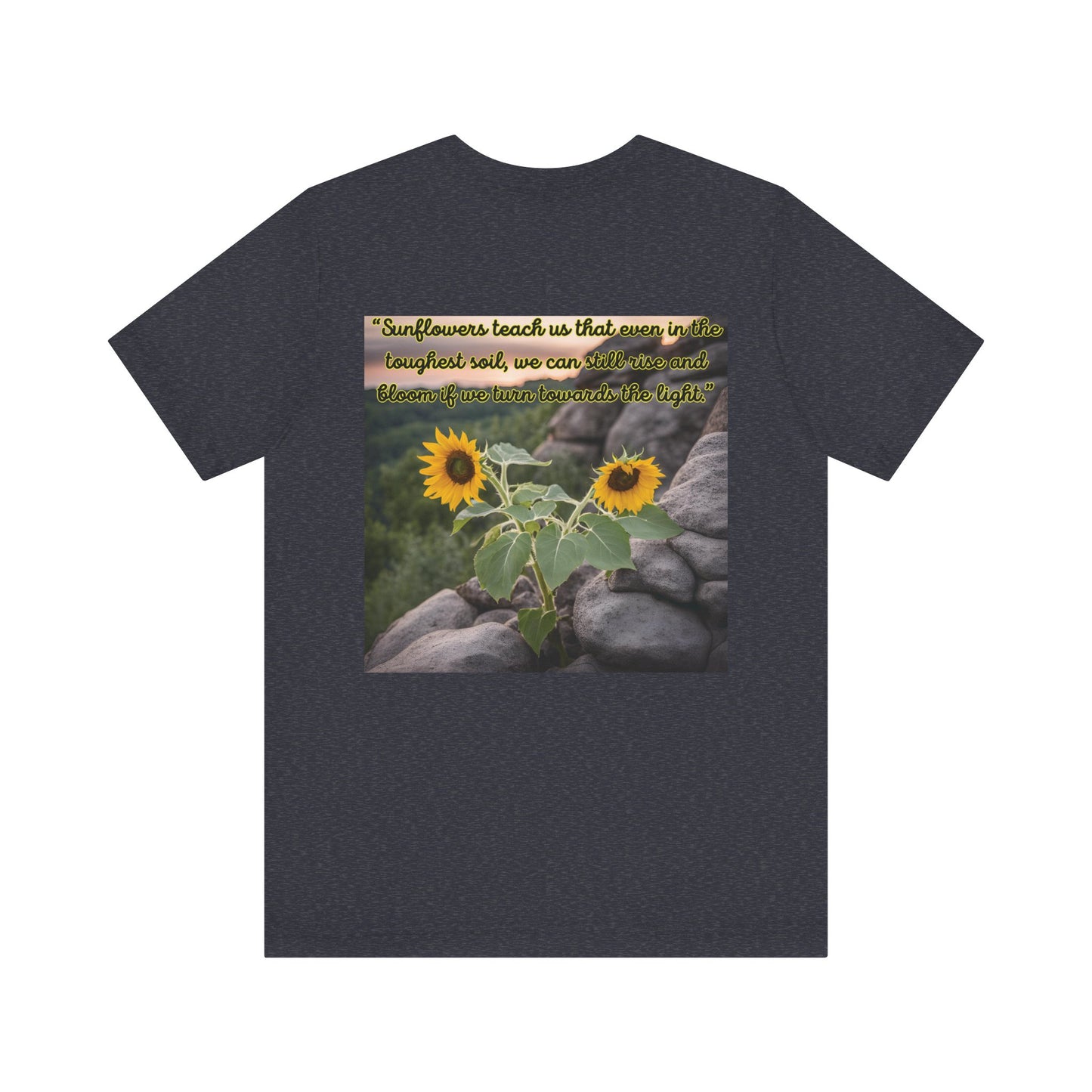 "Sunflower - Rise" Unisex Jersey Short Sleeve Tee 3