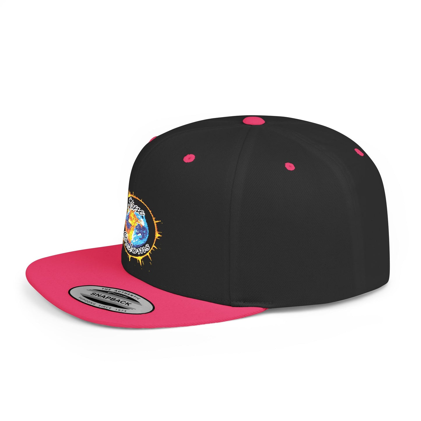 "Stone Customs" Logo Flat Bill Snapback