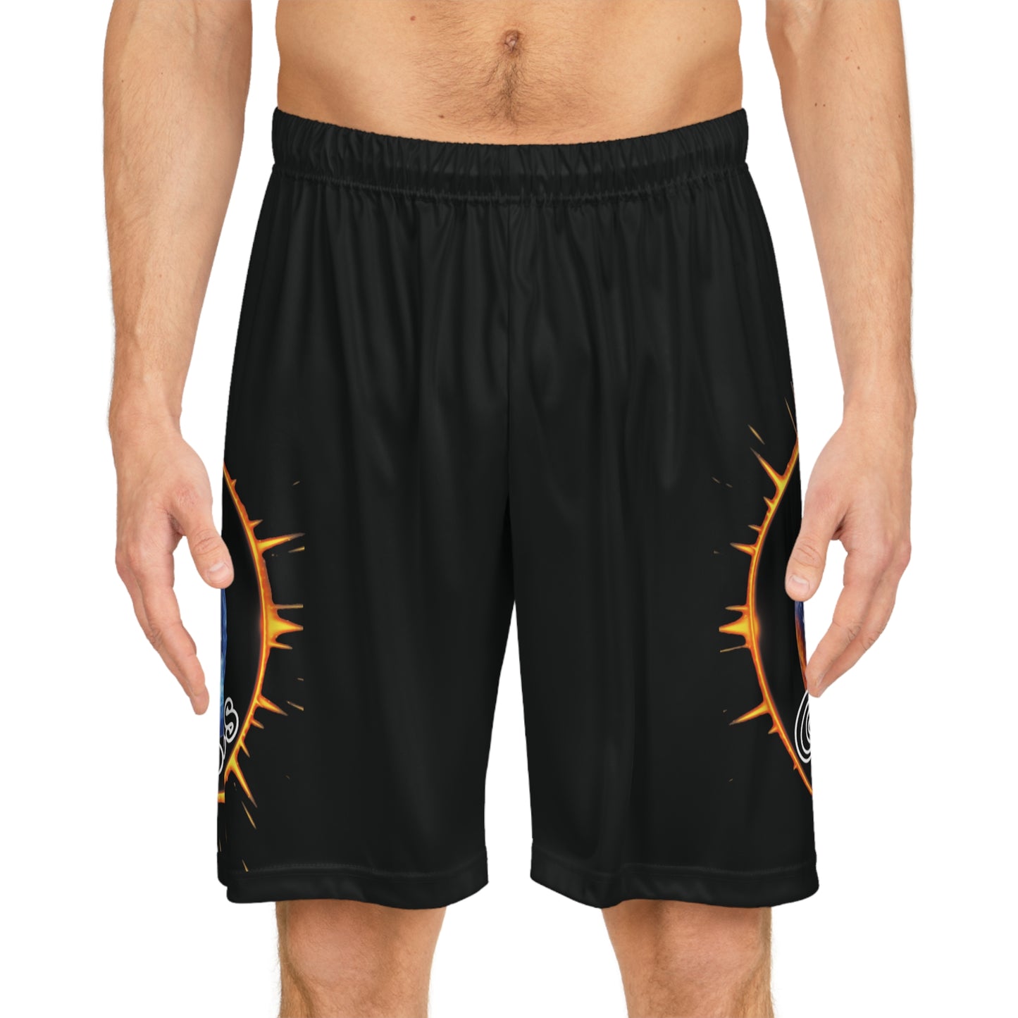 "Stone Customs" Basketball Shorts (AOP)