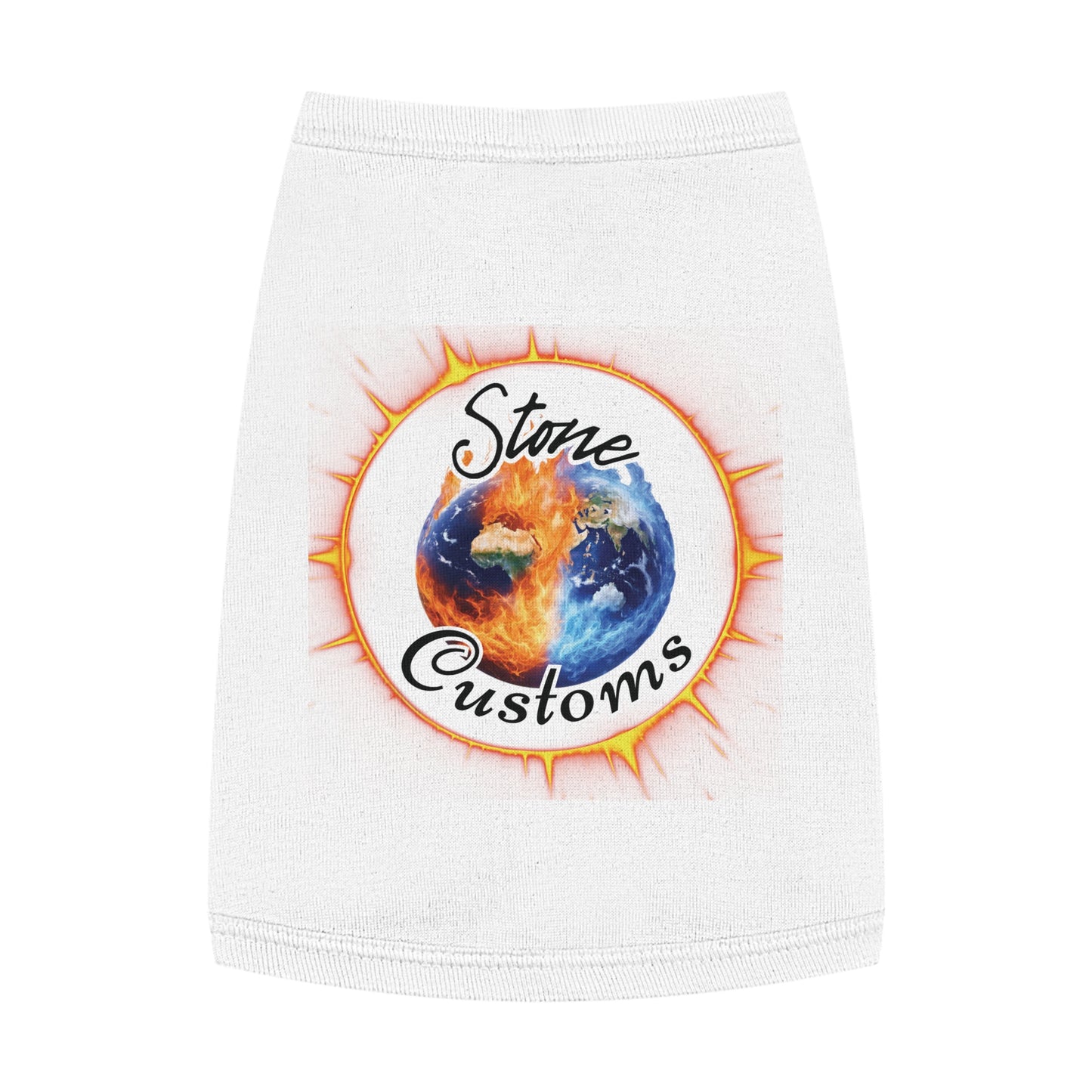 "Stone Customs" Logo Pet Tank Top