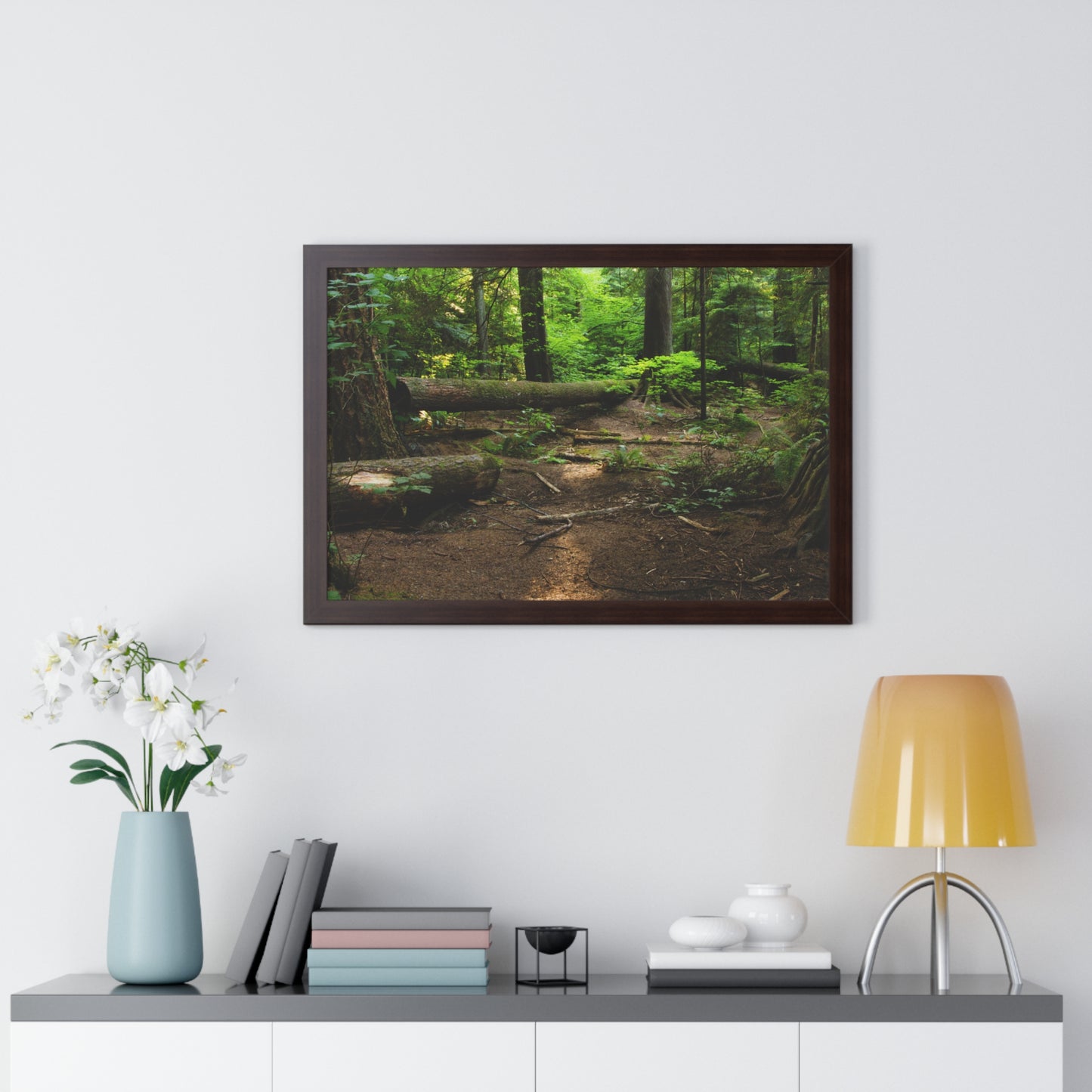 "Fallen Tree" Framed Horizontal Poster