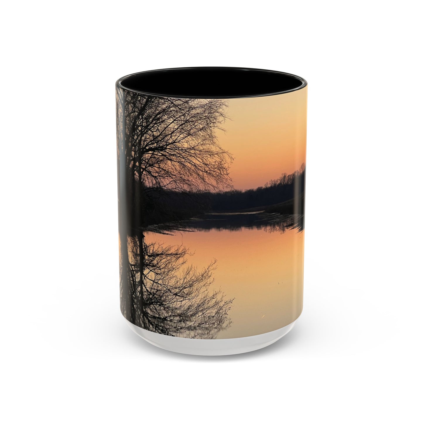 “Reflection At Sunset” Accent Coffee Mug (11, 15oz)